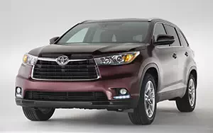 Обои автомобили Toyota Highlander US-spec - 2014