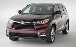 Обои автомобили Toyota Highlander US-spec - 2014