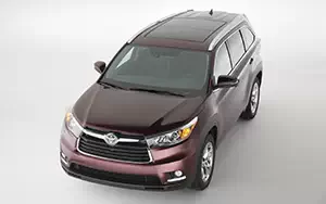 Обои автомобили Toyota Highlander US-spec - 2014