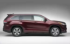 Обои автомобили Toyota Highlander US-spec - 2014