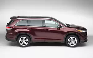 Обои автомобили Toyota Highlander US-spec - 2014
