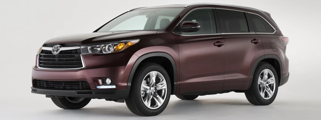 Обои автомобили Toyota Highlander US-spec - 2014 - Car wallpapers