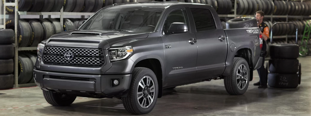 Обои автомобили Toyota Tundra TRD Sport CrewMax Cab - 2017 - Car wallpapers